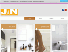 Tablet Screenshot of jnnkitchens.com